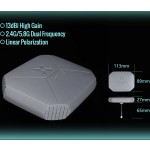 FOXEER 2 13dBi 5.8G/2.4G Dual Frequency High Gain Directional Antenna SMA/ RPSMA RC Racing Long Range UAV